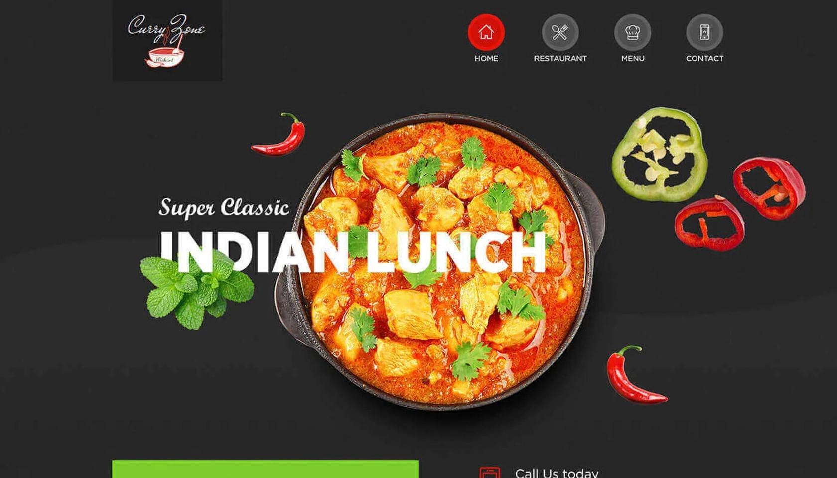 Curry Zone Website